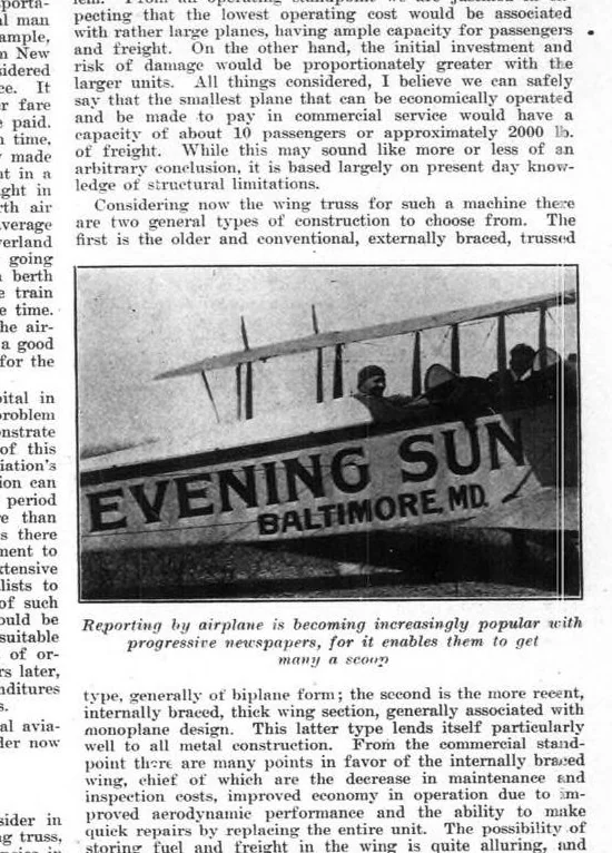 An illustration from Aviation Week 1922-01-09, 1922, leaf 7