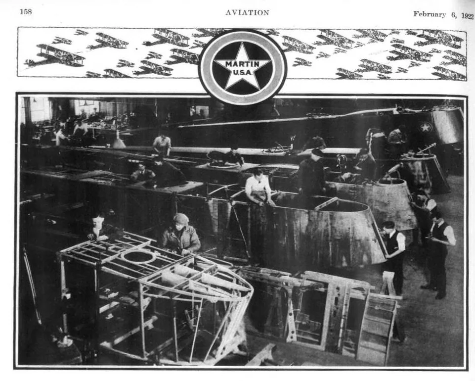 An illustration from Aviation Week 1922-02-06, 1922, leaf 1