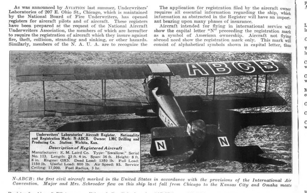 An illustration from Aviation Week 1922-02-06, 1922, leaf 2