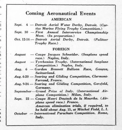 An illustration from Aviation Week 1922-06-26, 1922, leaf 11