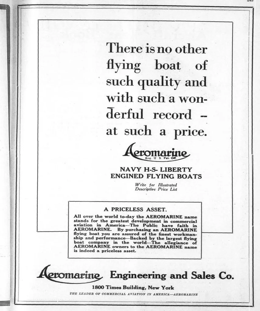 An illustration from Aviation Week 1922-08-28, 1922, leaf 1