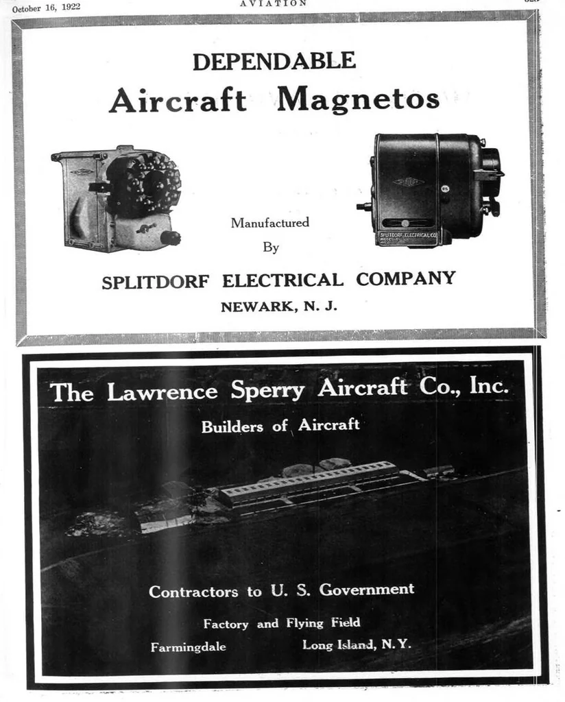 An illustration from Aviation Week 1922-10-16, 1922, leaf 22