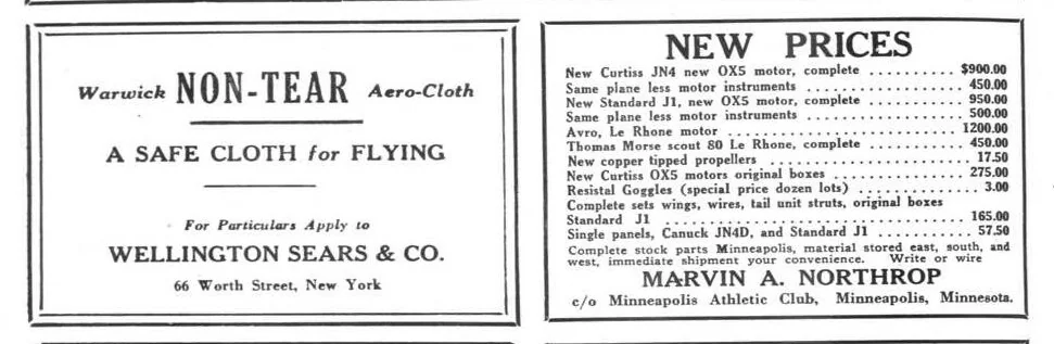 An illustration from Aviation Week 1922-10-16, 1922, leaf 24