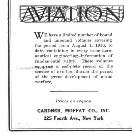 An illustration from Aviation Week 1922-10-16, 1922, leaf 24