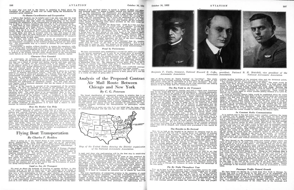 An illustration from Aviation Week 1922-10-30, 1922, leaf 10