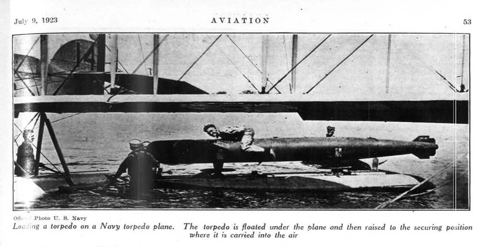 An illustration from Aviation Week 1923-07-09, 1923, leaf 10
