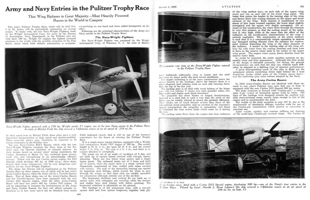 An illustration from Aviation Week 1923-10-01, 1923, leaf 8