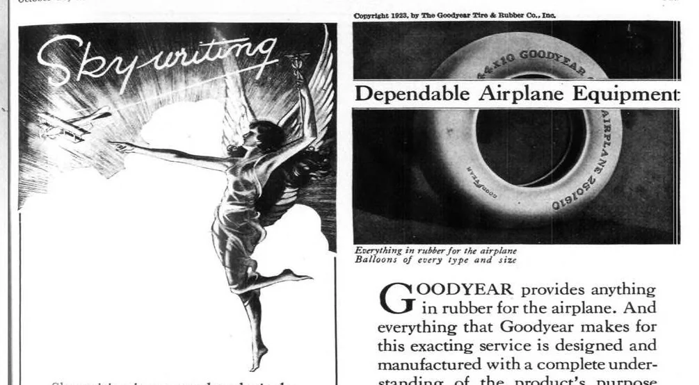 An illustration from Aviation Week 1923-10-29, 1923, leaf 1