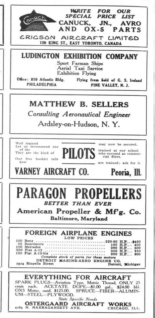 An illustration from Aviation Week 1924-03-24, 1924, leaf 11