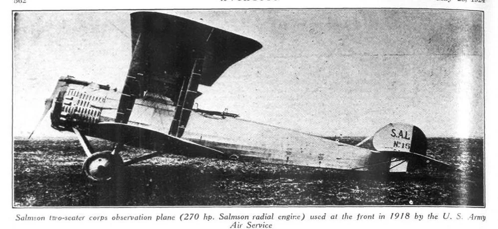 An illustration from Aviation Week 1924-05-26, 1924, leaf 5