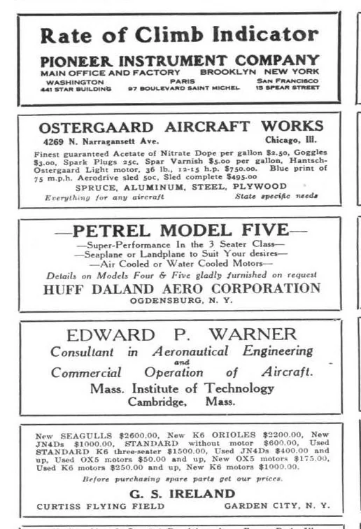 An illustration from Aviation Week 1924-08-18, 1924, leaf 9