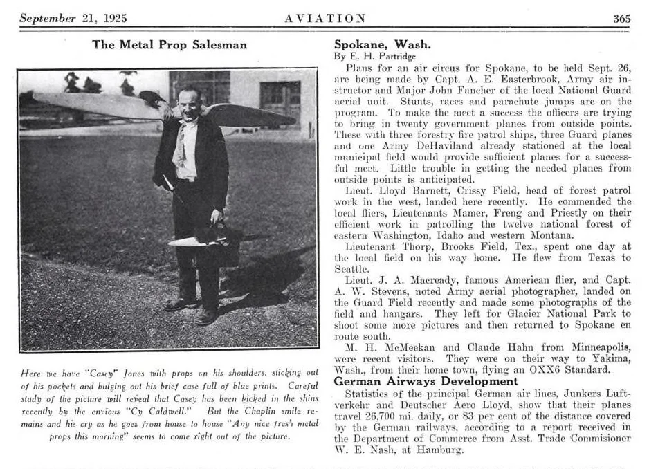 An illustration from Aviation Week 1925-09-21, 1925, leaf 12