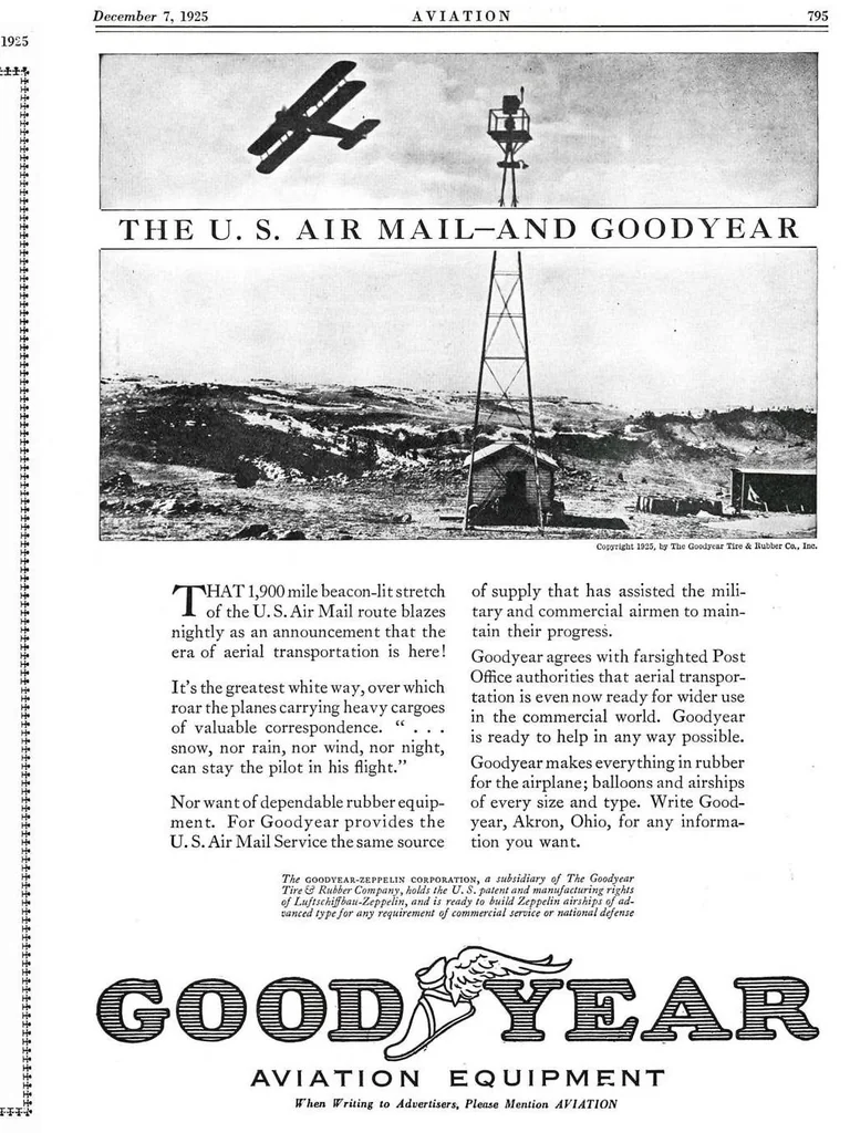 An illustration from Aviation Week 1925-12-07, 1925, leaf 1
