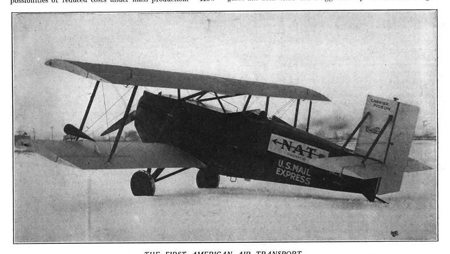 An illustration from Aviation Week 1926-02-22, 1926, leaf 7