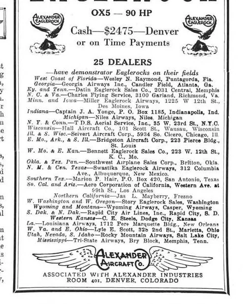 An illustration from Aviation Week 1927-05-16, 1927, leaf 17