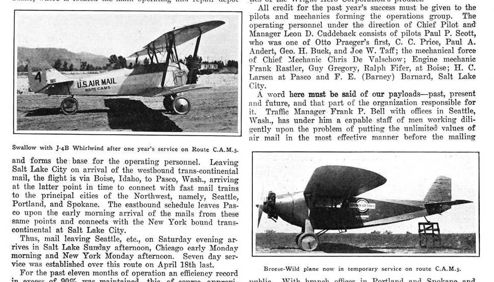 An illustration from Aviation Week 1927-06-13, 1927, leaf 6