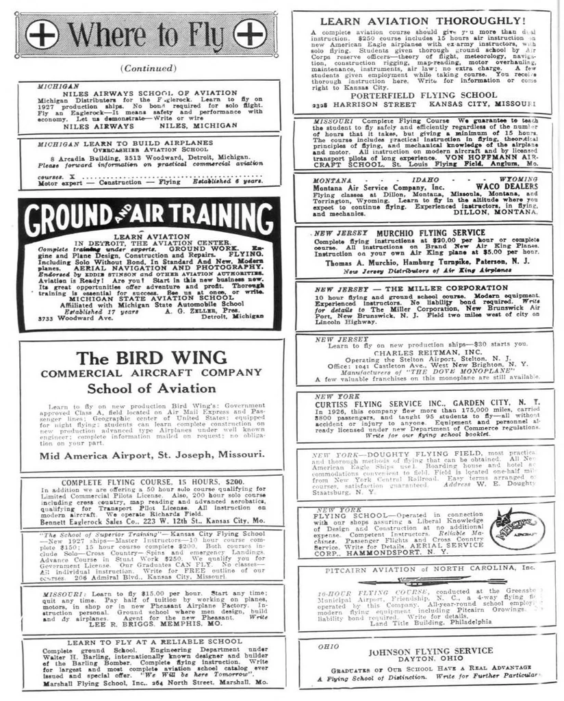 An illustration from Aviation Week 1927-12-19, 1927, leaf 24