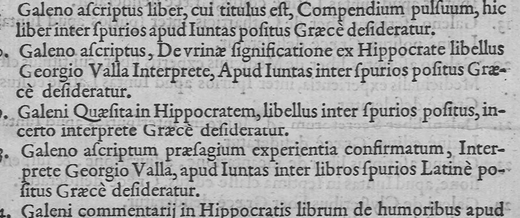 An illustration from Operum Hippocratis Coi, et Galeni Pergameni, medicorum omnium principum, tomus III / tome 3, 1638, leaf 274