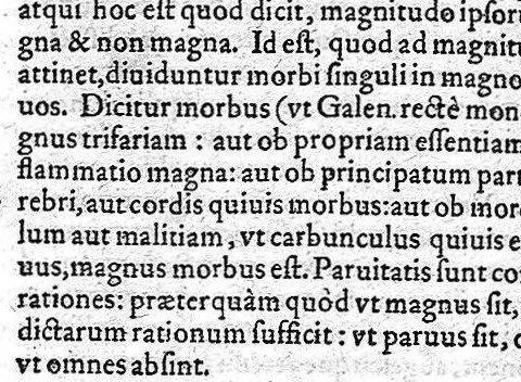 An illustration from Francisci Vallesii... in Aphorismos Hippocratis Commentarii VII... nunc iterum Ioan. Petri Ayroldi Marcelliani opera & industria fidelius elegantiusque editi..., 1589, leaf 132