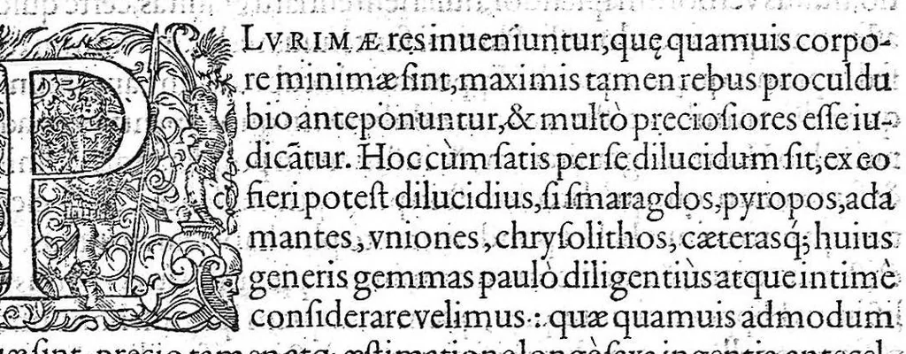 An illustration from Francisci Vallesii... in Aphorismos Hippocratis Commentarii VII... nunc iterum Ioan. Petri Ayroldi Marcelliani opera & industria fidelius elegantiusque editi..., 1589, leaf 5