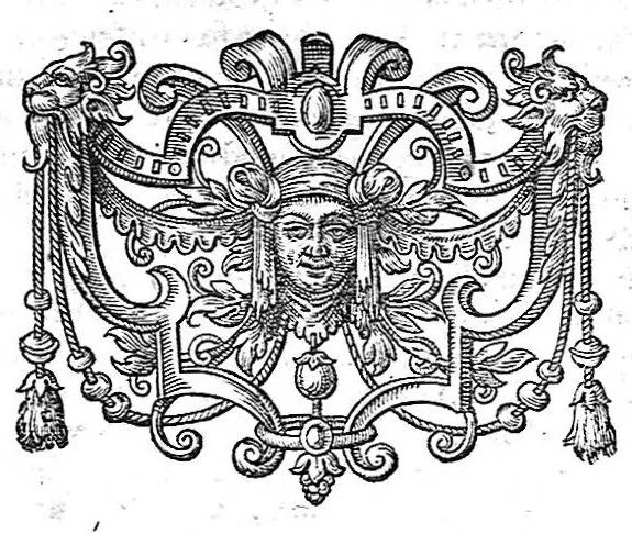 An illustration from Hieronymi Mercurialis,... Commentarii eruditissimi in Hippocratis,... Prognostica, Prorrhetica, de Victus ratione in morbis acutis et Epidemicas historias [cum versione eorum latina], quibus accessere tractatus luculentissimi de hominis generatione, vino et aqua balneisque pisanis, a Marco Cornacchino,... nunc primum in lucem editi..., 1602, leaf 333