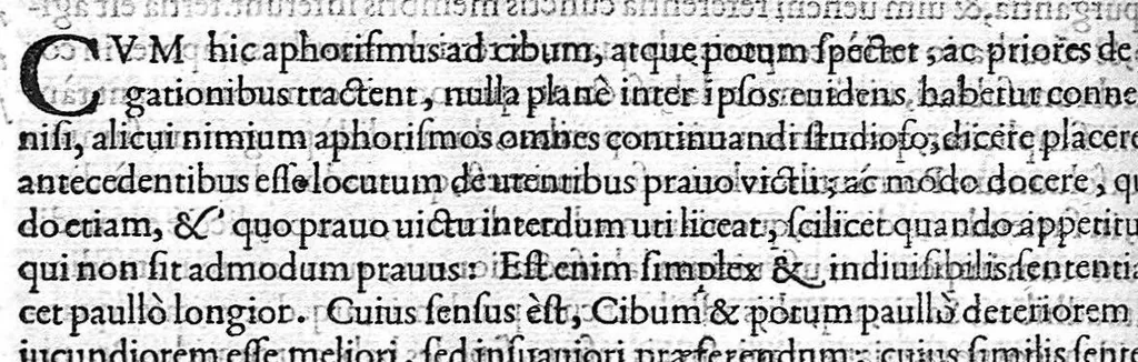 An illustration from Hieronymi Mercurialis,... In omnes Hippocratis Aphorismorum libros praelectiones patavinae... in quibus innumeri pene ipsius Hippocr. obscuriores loci, ac sententiae elucidantur, problemataq permulta obstrusiora facili methodo enodantur : opvs varia doctrina refertum, philosophis, medicis, ac studiosis omnibus vsui, ac iucundum futurum ..., 1619, leaf 170
