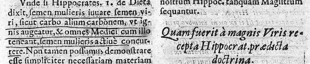 An illustration from Praelectiones Vallisoletanae in librum magni Hipp. Coi De morbo sacro. Auctore D. Antonio Ponze Sancta Cruz, ..., 1631, leaf 58