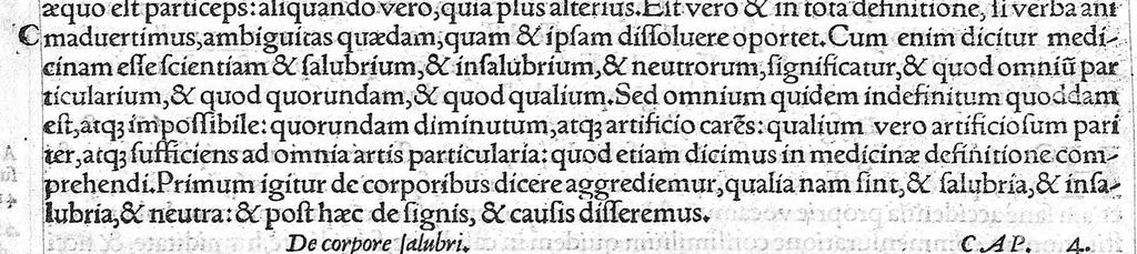 An illustration from Galeni omnia quae extant opera / vol. 1- Isagogici libri, 1565, leaf 122