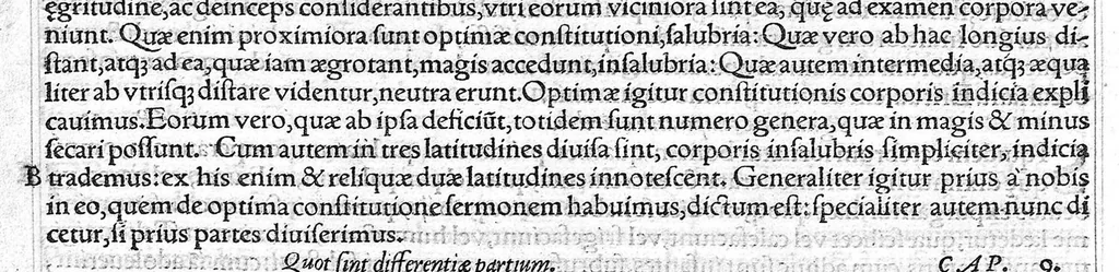 An illustration from Galeni omnia quae extant opera / vol. 1- Isagogici libri, 1565, leaf 124