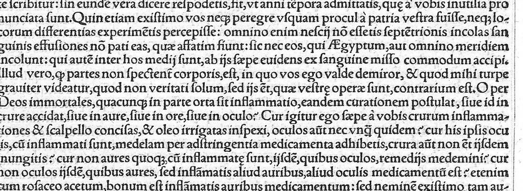 An illustration from Galeni omnia quae extant opera / vol. 1- Isagogici libri, 1565, leaf 34