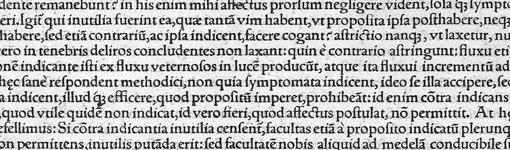 An illustration from Galeni omnia quae extant opera / vol. 1- Isagogici libri, 1565, leaf 48