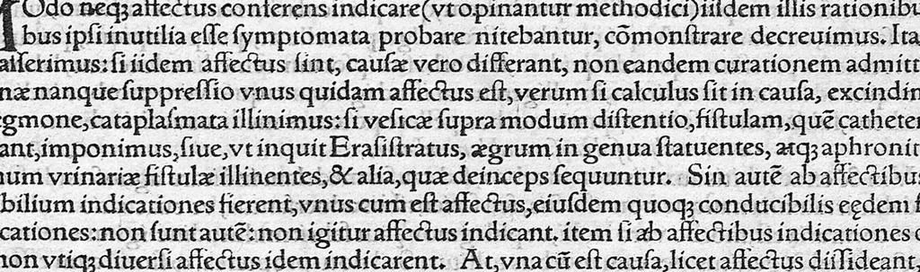 An illustration from Galeni omnia quae extant opera / vol. 1- Isagogici libri, 1565, leaf 48