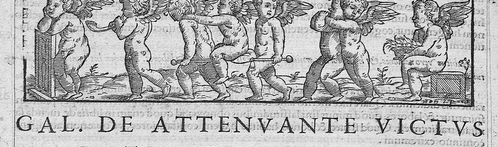 An illustration from Galeni omnia quae extant opera / vol. 3- Secundae classis libri, 1565, leaf 85