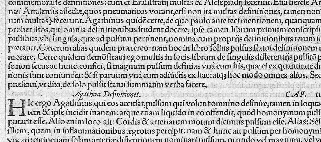 An illustration from Galeni omnia quae extant opera / vol. 5- Quartae classis libri, 1565, leaf 135