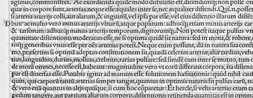 An illustration from Galeni omnia quae extant opera / vol. 5- Quartae classis libri, 1565, leaf 154