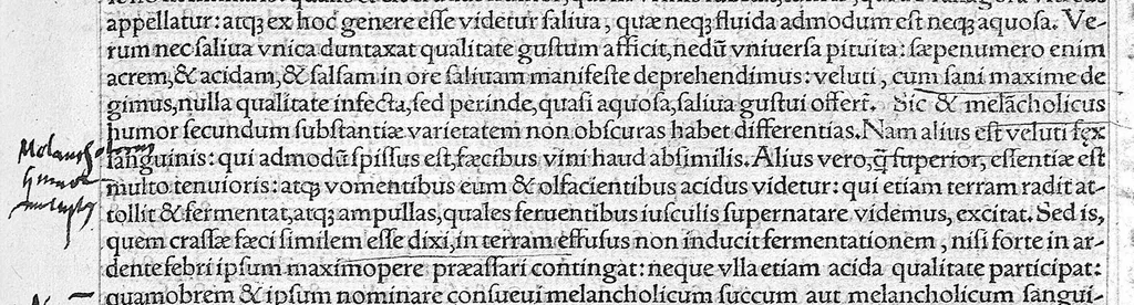 An illustration from Galeni omnia quae extant opera / vol. 5- Quartae classis libri, 1565, leaf 34