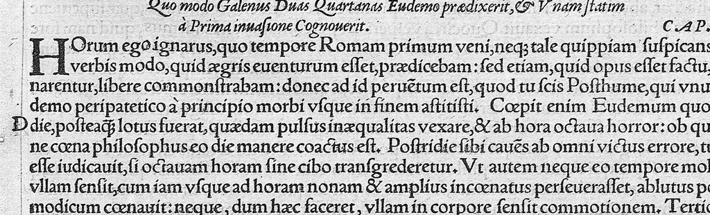 An illustration from Galeni omnia quae extant opera / vol. 5- Quartae classis libri, 1565, leaf 450