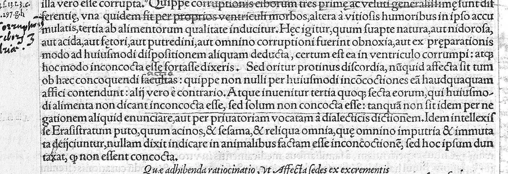 An illustration from Galeni omnia quae extant opera / vol. 5- Quartae classis libri, 1565, leaf 8