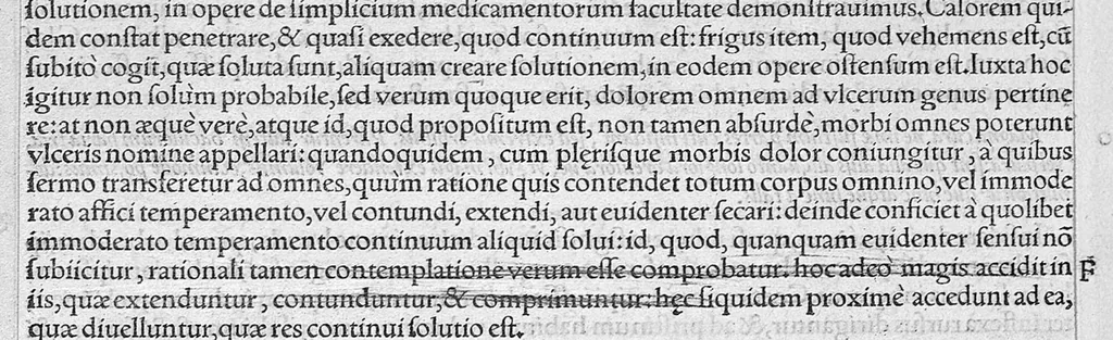 An illustration from Galeni omnia quae extant opera / vol. 8- Septimae classis libri, 1565, leaf 499