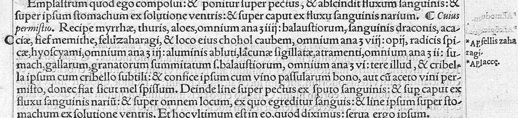 An illustration from Galeni omnia quae extant opera / vol. 10- Ascripti libri, 1565, leaf 202