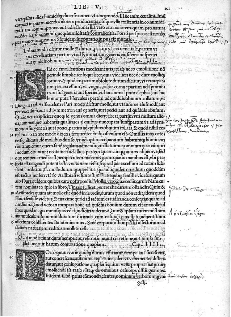 An illustration from Claudio Galeni Pergameni de simplicium medicamentorum facultatibus libri undecim, Theodorico Gerardo Gaudano interprete, 1530, leaf 112