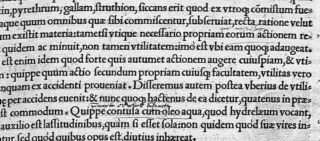 An illustration from Claudio Galeni Pergameni de simplicium medicamentorum facultatibus libri undecim, Theodorico Gerardo Gaudano interprete, 1530, leaf 58