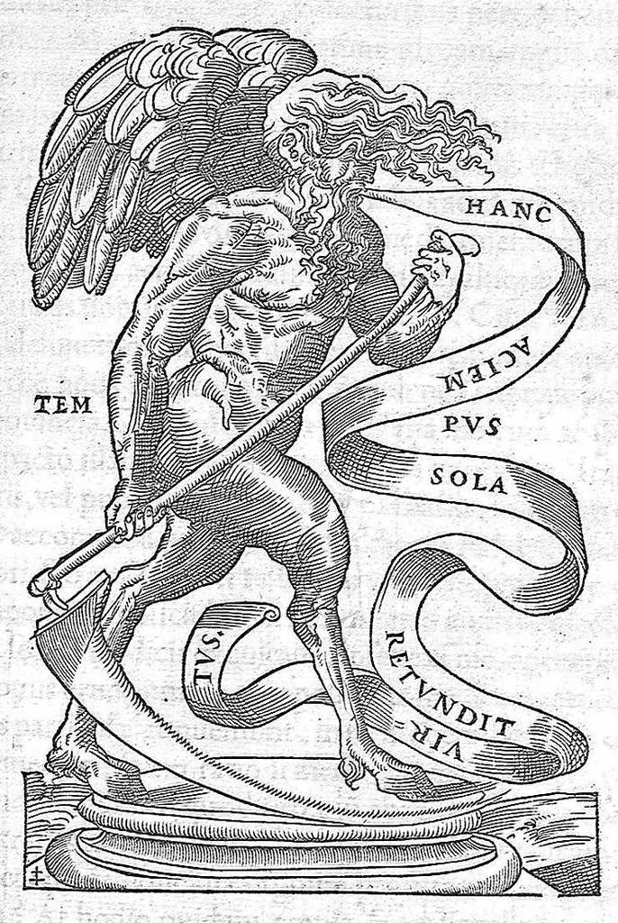 An illustration from Claudii Galeni Pergameni De compositione medicamentorum secundum locos, : seu quae unicuique corporis parti conueniunt, libri decem, 1535, leaf 0