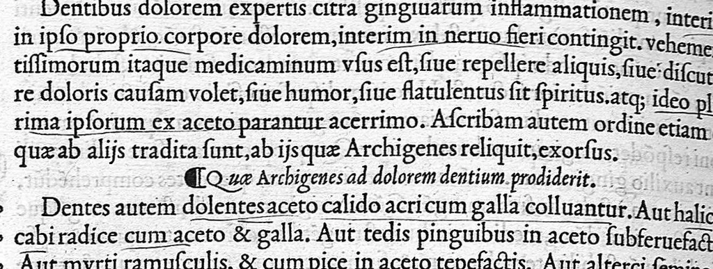 An illustration from Claudii Galeni Pergameni De compositione medicamentorum secundum locos, : seu quae unicuique corporis parti conueniunt, libri decem, 1535, leaf 167