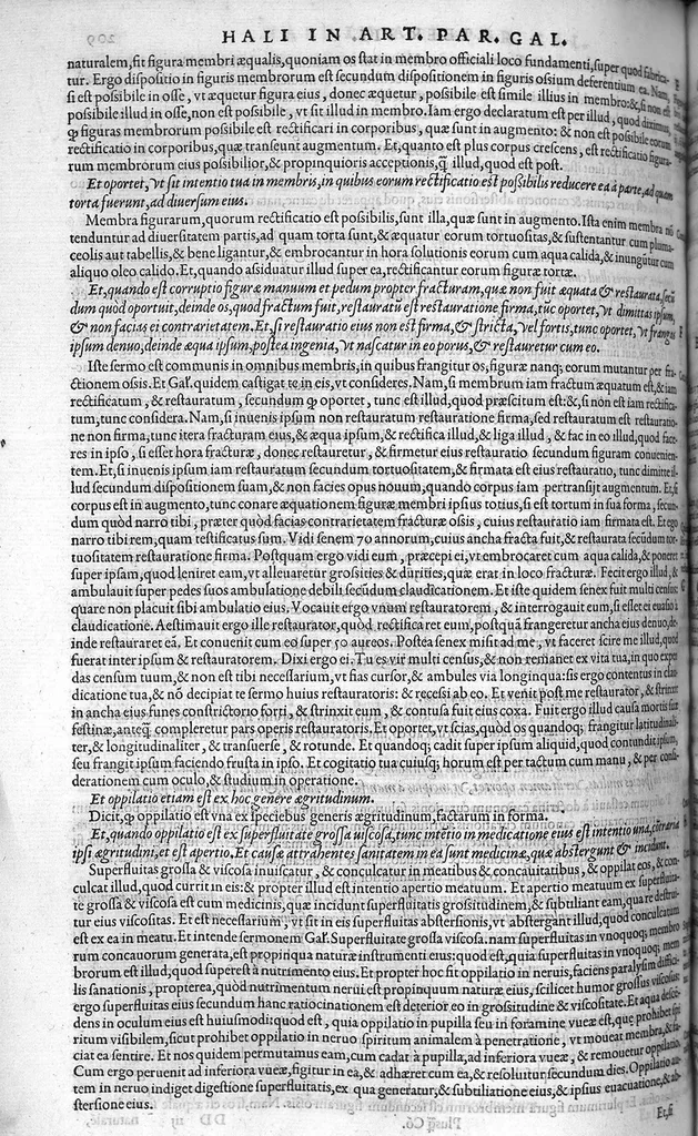An illustration from Plus quam commentum in Parvam Galeni artem Turisani Florentini medici praestantissimi, cum duplici textus interpretatione, antiqua scilicet et Leoniceni, et ejusdem [Turisani] libello de Hypostasi, opus... quod olim quidem Jul. Martianus Rota,... pluribus auxit et emendavit ; nunc vero... recognitum... additis quibusdam ad eandem rem pertinentibus, denuo imprimendum curavimus. Ea autem sunt : Hali qui eandem Galeni Artem primus exposuit ; Joannitii ad eandem introductio ; Gentilis qui primum ejusdem Artis librum... declaravit ; Nicolai Leoniceni Quaestio de tribus doctrinis..., 1557, leaf 433