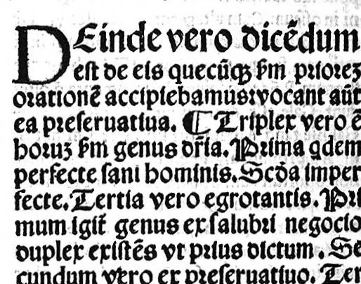 An illustration from Thaddei Florentini,... In C. Gal. Micratechnen commentarii secunde editionis emaculati et ab oblivionis injuria nuperrime vindicati, studio Thome Dionysii Polii,... quin etiam Gal. textus suo loco adjecti..., 1522, leaf 519
