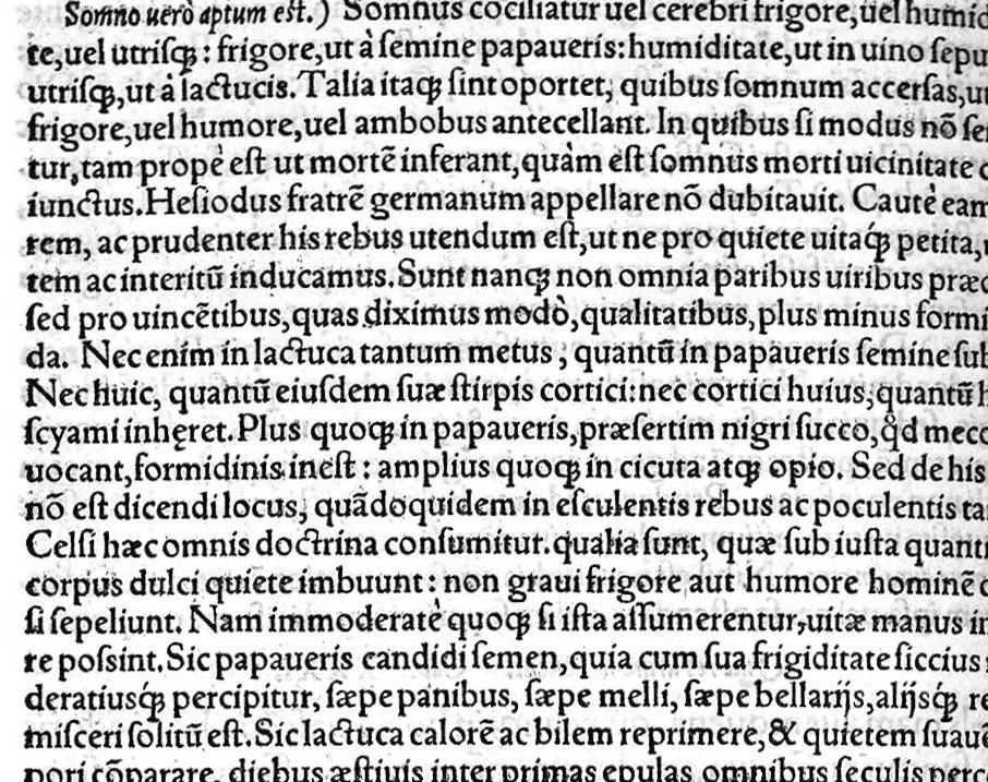 An illustration from Aurelii Cornelii Celsi, De arte medica libri octo, multis in locis iam emendatiores longe, quam unquam antea, editi. Gulielmi Pantini Tiletani... amplissimi atque eruditissimi in duos quidem priores libros commentarii, & in reliquos annotationes breviores, 1552, leaf 335