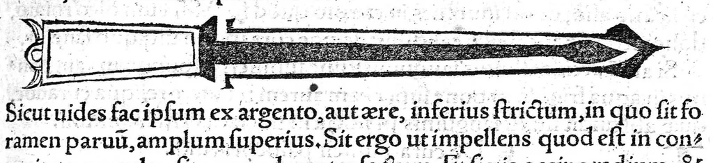 An illustration from Octavii Horatiani Rerum medicarum libri quatuor. I Logicus, de curationibus omnium ferme morborum corporis humani... II. De acutis et chronicis passionibus... III. Gynecia, de mulierum accidentibus et curis eorumdem... IV. De physica scientia, experimentorum liber. Per Heremanum comitem a Neuenar, integro candori nuper restitutus autor. Albucasis,... Libri tres I. De cauterio cum igne et medicinis acutis per singula corporis humani membro... II. De sectione et perforatione phlebotomia, et ventosis ; de vulneribus et extractione sagittarum... III. De restauratione et curatione dislocationis membrorum..., 1532, leaf 164