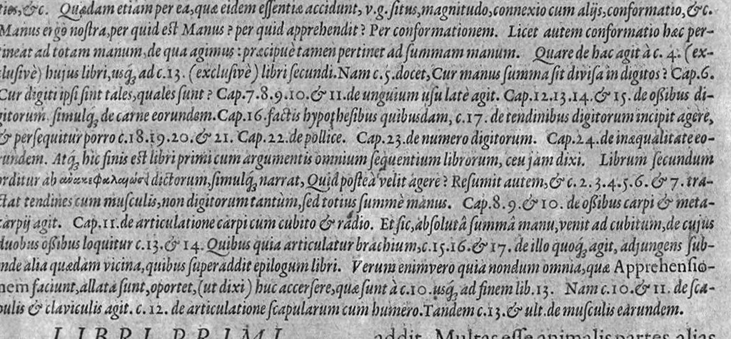 An illustration from Casp. Hofmanni Commentarii in Galeni de Usu Partium corporis humani Lib. XVII, 1625, leaf 20
