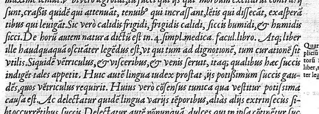 An illustration from Claudii Galeni Pergameni, medicorum facile principis : aliquot opera, 1549, leaf 244